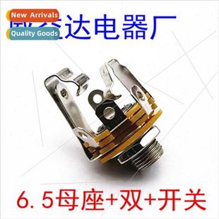 pole 6.5 swched large Dua 6.35 fixable Metal socket