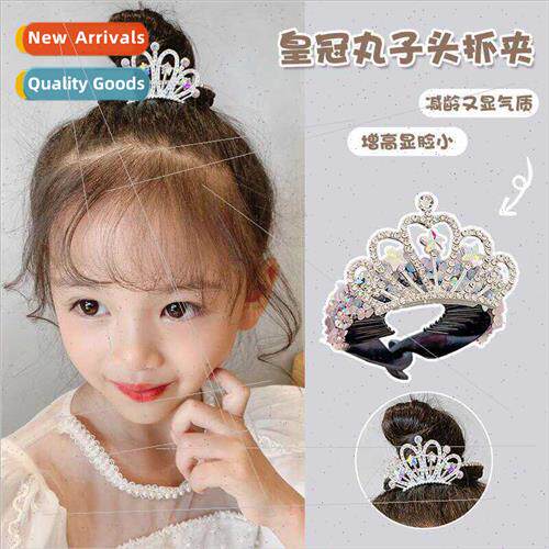 Children Frozen ponytail buckle female cute ltle princess cr