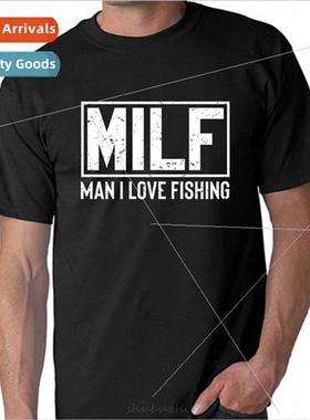 Milf Man I Love Fishing New Mens Shirt Sea Loves Fishes Rod