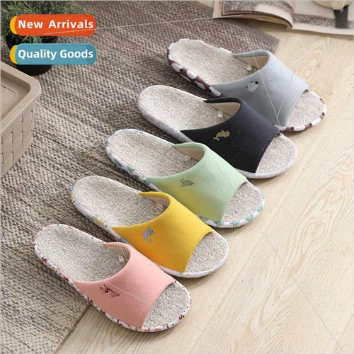 Four seasons slippers spring summer Japanese mute home -slip