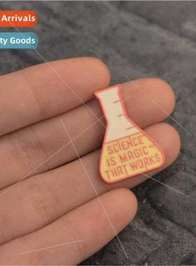 Personalised design vintage experimental beaker shape metal