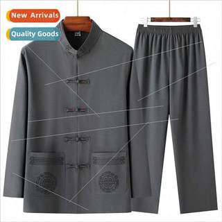 Long-sleeved Tang su elderly clothes Chinese long-sleeved do