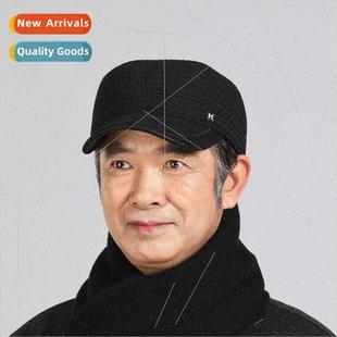 middle aged warm men flat fall winter dad Hat elderly