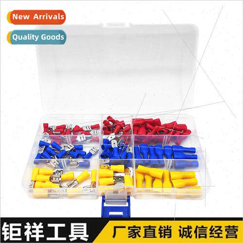 122pcs boxed red blue yellow cold pressed terminal block com