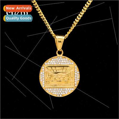HipHop Hip Hop Jewelry  Pendant Last Supper Necklace Last Su