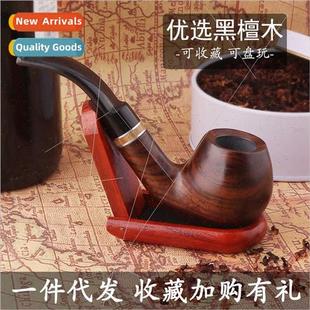 wooden pipe old New detachable hammer fashioned port carving