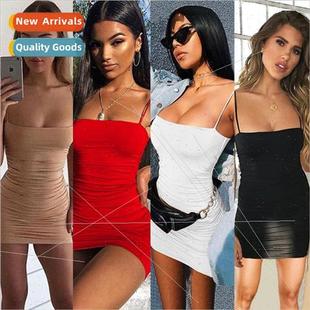 Deep V Women dresses Evening black Dress whe red Stch