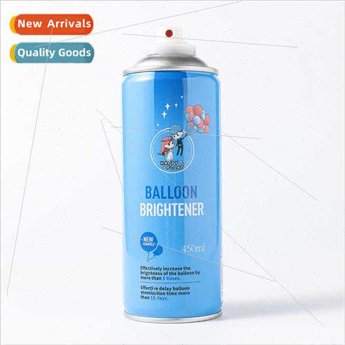 Balloon brightener brightener to increase surface luster to