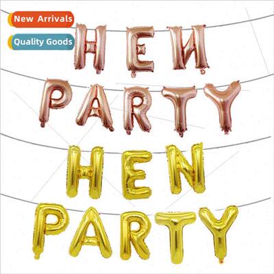 Europe bachelorette party venue decoration letter balloon ro