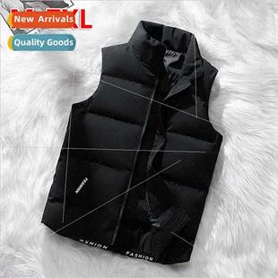 Undershirt men fall winter undershirt sleeveless down cotton