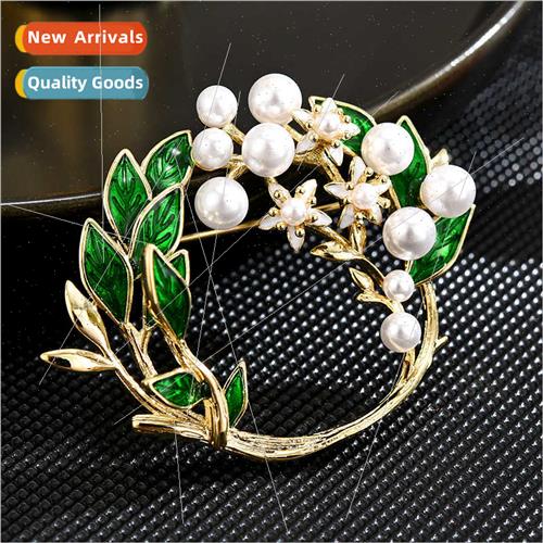 mple atmospheric jasmine brooch female fresh niche corsage s