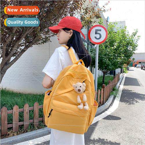 Small fresh shoulder bag female new cute bear backpack fashi