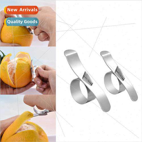 430 stainless steel finger ring peeling orange creative oran