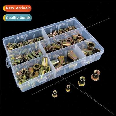 210pcs box zinc plated rivet nut set M3-M10 riveting vertica