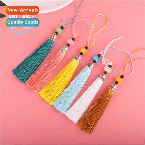 Pumpkin beads tassel diy handmade new spike handmade jewelry