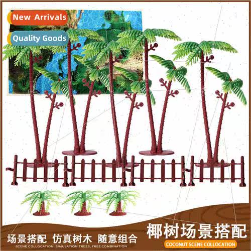 Micro Landscape Plants Coconut Tree Bush Cactus Baobab Tree