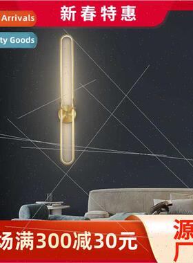 Copper bedside wall lamp luxury high-end bedroom living room