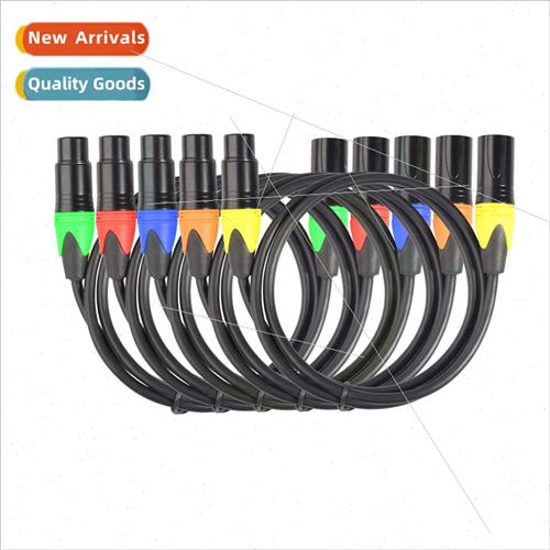 Zinc alloy shell wh shielded pure copper XLR cable male to f