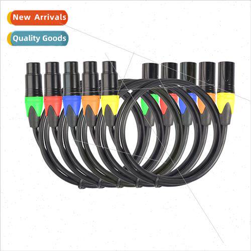 Zinc alloy shell wh shielded pure copper XLR cable male to f
