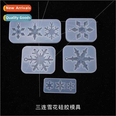 diy fire paint stamp crystal drop mold snowflake pendant pen