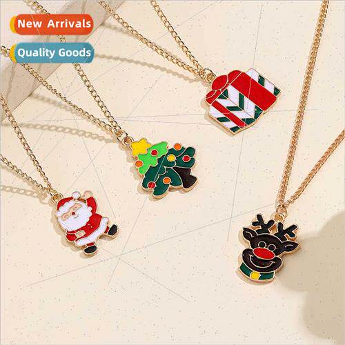 Europe Christmas nd new top  combination earrings necklace e