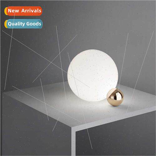 Scandinavian simple glass ball table lamp post-modern living