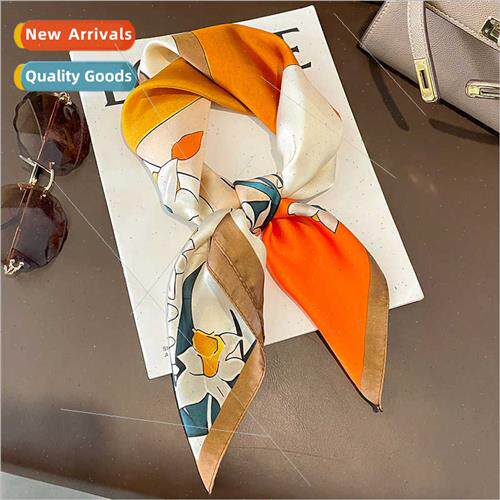 New professional temperament small square scarf female silk