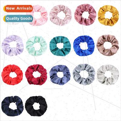 New simulation silk hair blarge intestine ring hair bSatin h