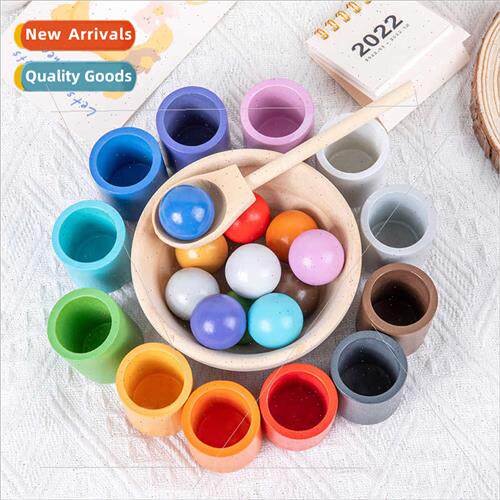 12 balls cups color classification early childhood education