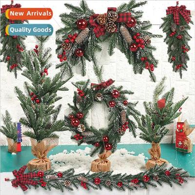 Christmas decoration PE rattan branches upside down e Christ