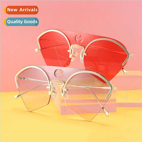 17301 Fashion F label sunglasses women 2020 new cut edge con