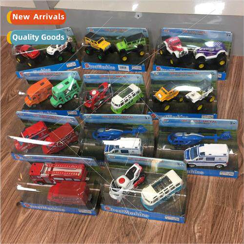 Toy car Alloy car model police car airplane truck 1 set 2 on
