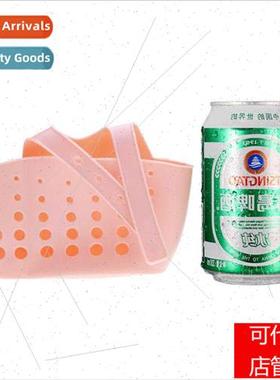 Adjustable Snap Drainage Hanging Bag Kchen nk Shelf nk Spong