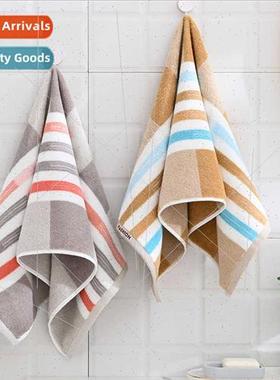 Cotton adult striped jacquard towel 35*74CM108g soft absorbe