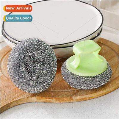 Wh handle pot brush cleaning brush wash pot brush kchen clea