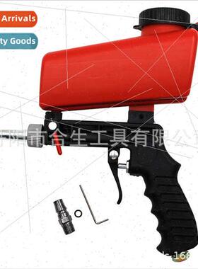 Pneumatic sandblasting gun air pump drive rust removal porta