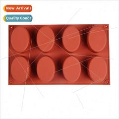licone 8-in-oval soap mold 413 Chocolate DIY cake ice cube c