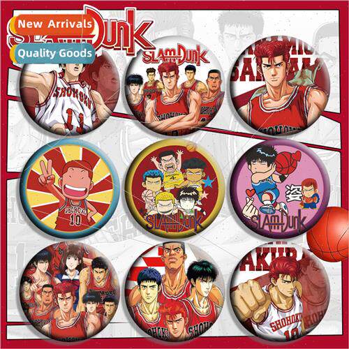 Brooch pendant Sakuragi Hanamichi Ryukawa maple homo anime