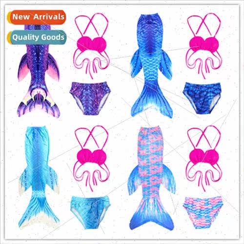 2020 New Swimsu Bikini Mermaid Costume Kids Mermaid Swimsu M