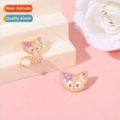 New Japan Korea gentle ltle animal small fox alloy lacquer b