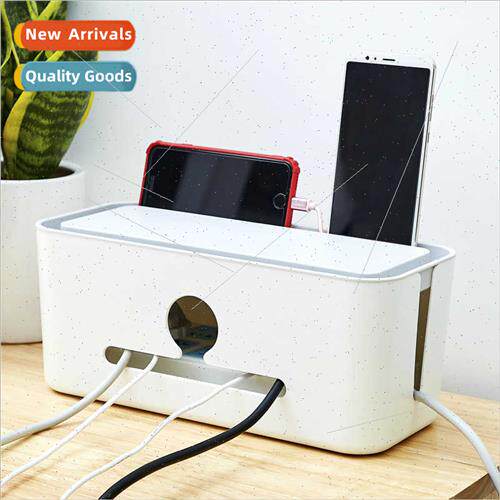 Large power cord plugs hub box organizer desktop cable organ