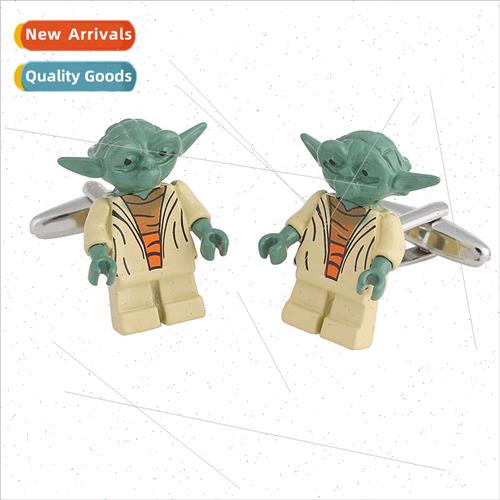 Cufflinks Europe Movie TV Star Wars Jedi Knight Yoda Master