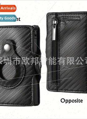 airtag card case tracker men wallet rfid blocking bank card