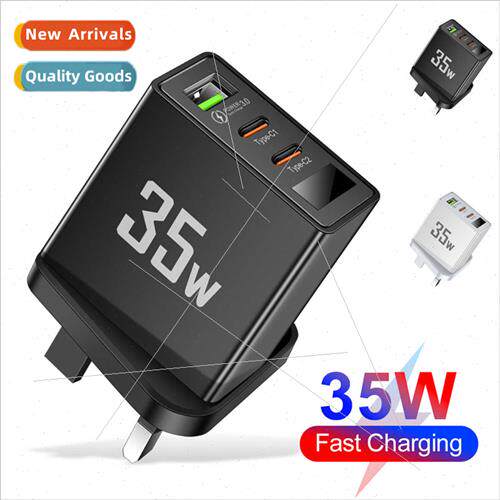 Inverter Digal Display 3.5A Smart USB+2PD Phone Charger Char