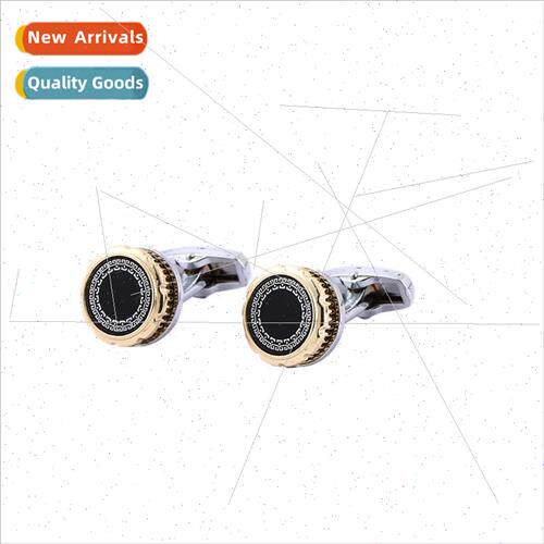 New two-color alloy cufflinks men French shirt cufflinks pla