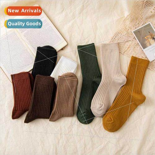 Autumn winter new Japanese ladies drawstring cotton socks wo