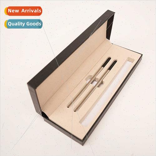 Black flip cap fountain pen ballpoint pen signature pen box