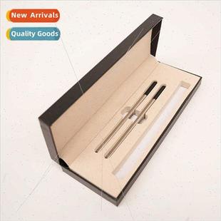 Black flip cap fountain pen ballpoint pen signature pen box