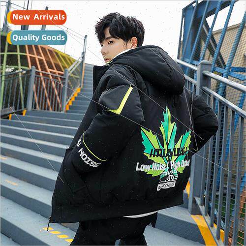2019 new winter down jacket boys short teenage high school s
