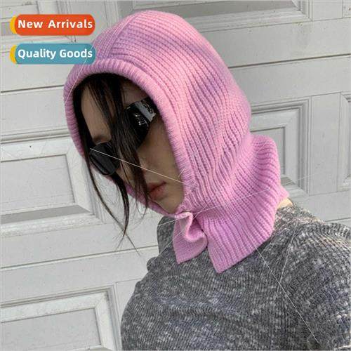 Korea Dongdaemun Barak Rafa Hat solid color knted woolen cap